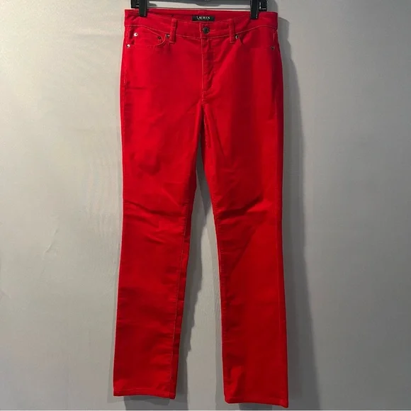 Ralph Lauren Red Corduroy Pants - Picture 1 of 6